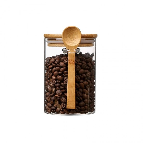 Glass Jar with Spoon Medium